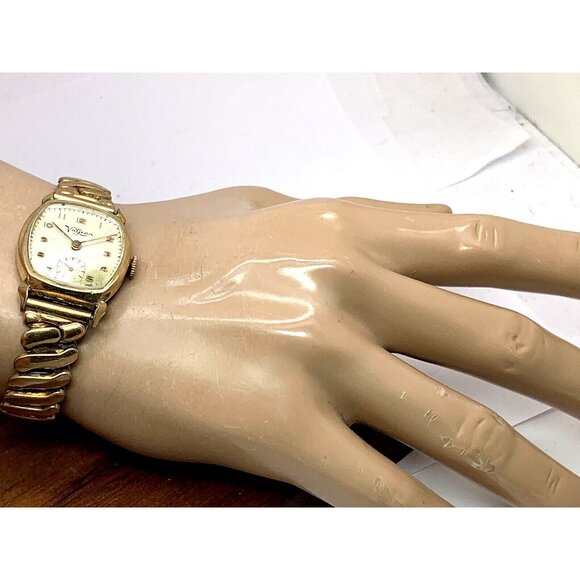 Clifford Valjean Men's Watch Vintage Swiss Hand Wind Gold 27mm FOR REPAIR PARTS - Picture 4 of 13